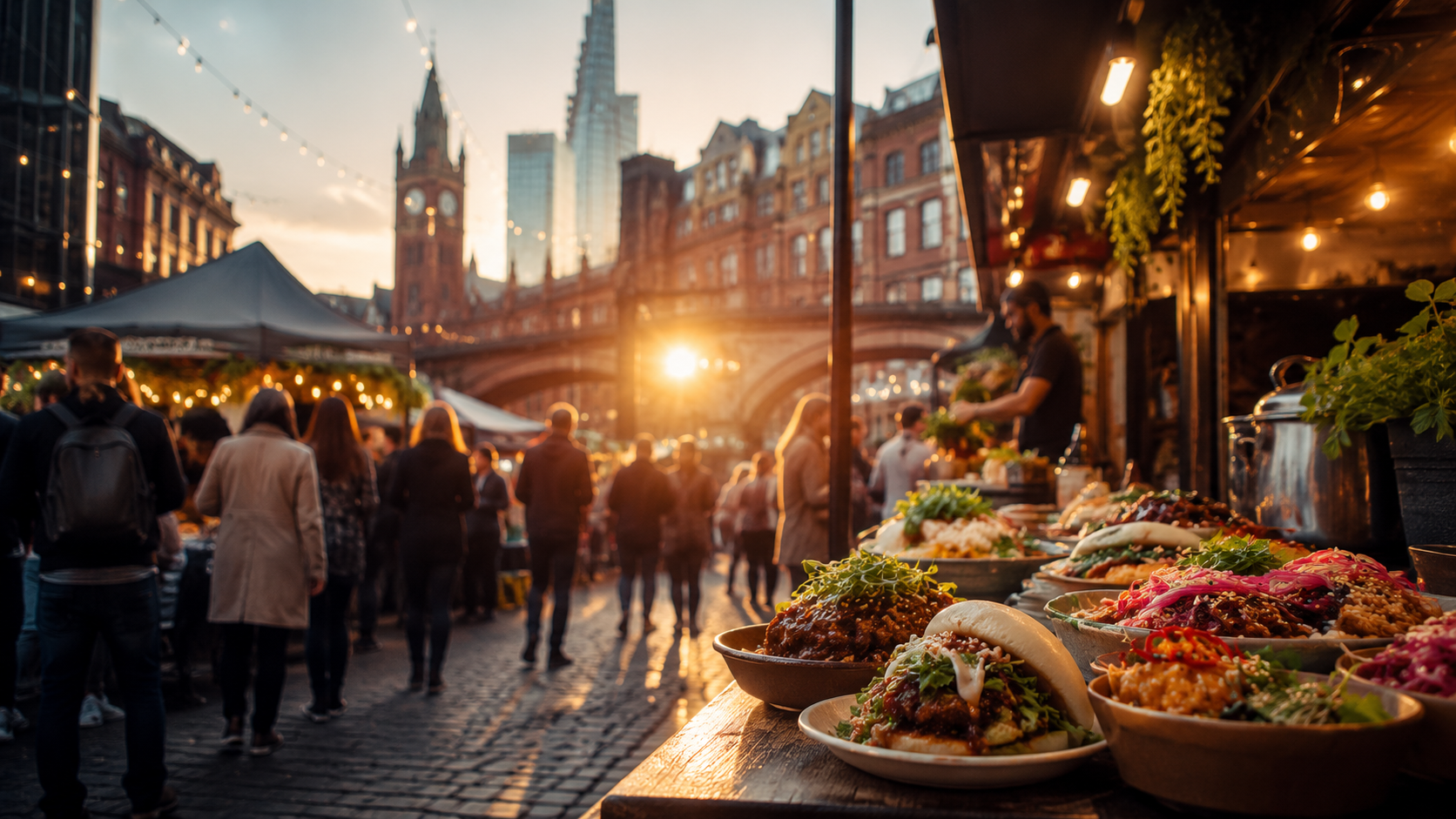 Realistic food hall and market vendor suggestions for the Manchester launch